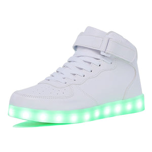 KRIATIV Kids Boy and Girl's High Top LED
