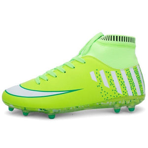 sufei Men Soccer Shoes FG High Ankle