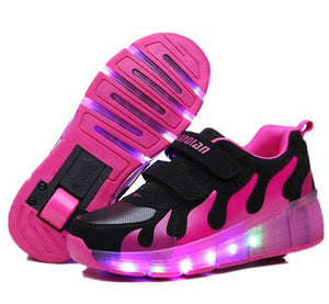 Boys Girls Luminous Sneakers