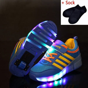 Children Shoes with LED Flashing Lights