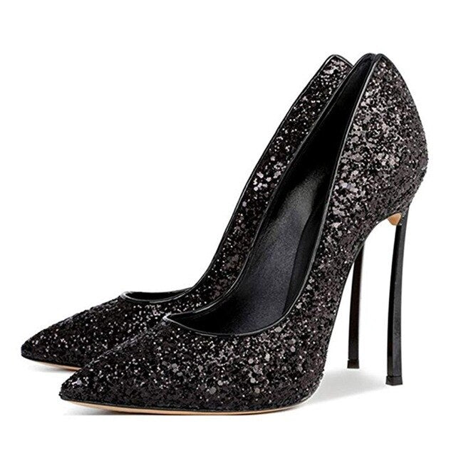 Shoes, women's  pumps heels, sexy stilettos 12cm