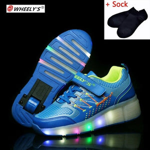Kids Shoes Kids Glowing Sneakers LED Lights