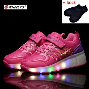 Kids Shoes Kids Glowing Sneakers LED Lights